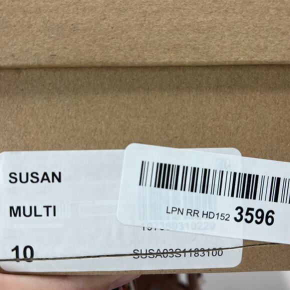 Steve Madden Susan Multi Tweed Platform Chunky Heels Black Multicolor Women 10 M - Picture 11 of 11